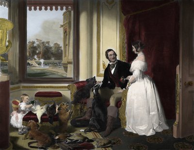 現代のウィンザー城 作： Edwin (after) Landseer