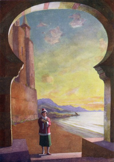 日没時に彼は宮殿に入った 作： Edwin Arthur Norbury