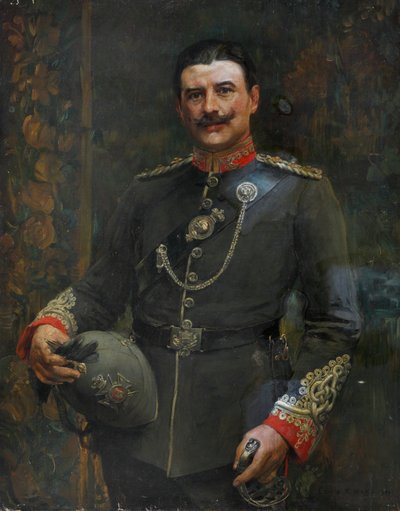 1904年頃、ミドルセックス連隊、ボランティア大隊の将校 作： Edwin Arthur Ward
