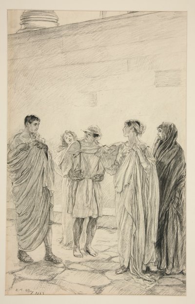アドリアナ: 作： Edwin Austin Abbey