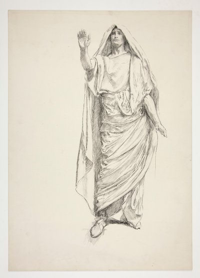 Anthony (.3138 の予備図面) - Julius Caesar 作： Edwin Austin Abbey