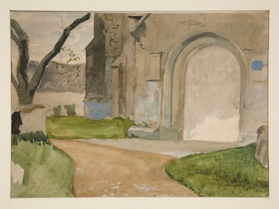 建築研究 作： Edwin Austin Abbey