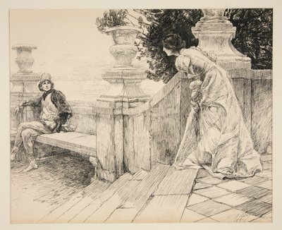 ベアトリス: 作： Edwin Austin Abbey