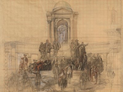 漫画 作： Edwin Austin Abbey