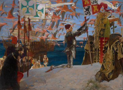 新世界のコロンブス 作： Edwin Austin Abbey