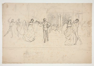 構成研究 作： Edwin Austin Abbey