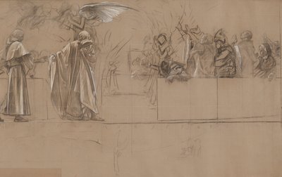 構成研究 作： Edwin Austin Abbey