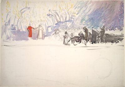 構成研究 作： Edwin Austin Abbey