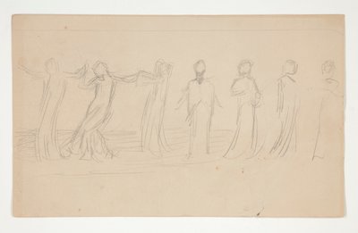 構成研究 作： Edwin Austin Abbey