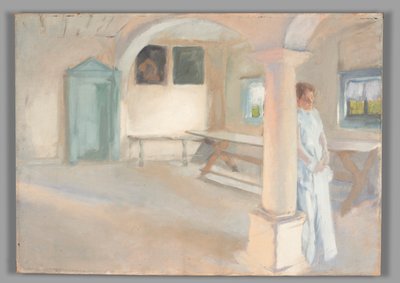 注意のための組成研究 作： Edwin Austin Abbey