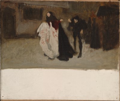 グロスター公リチャードとレディ・アンのための作曲研究 作： Edwin Austin Abbey