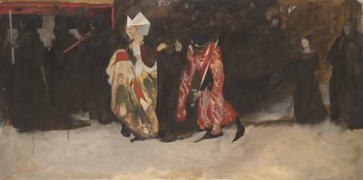 グロスター公リチャードとレディ・アンのための作曲研究 作： Edwin Austin Abbey