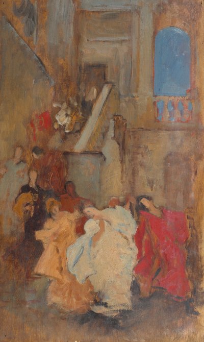 おそらくAメジャーのための構成研究 作： Edwin Austin Abbey
