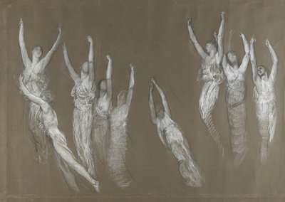 の組成研究 作： Edwin Austin Abbey