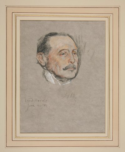 エドワード 7 世の戴冠式肖像画: ジョージ・カニング・ハリス、男爵 作： Edwin Austin Abbey