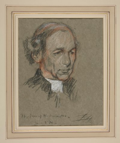 エドワード 7 世の戴冠式肖像画: ジョセフ アーミテージ ロビンソン、キャノン 作： Edwin Austin Abbey