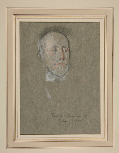 エドワード 7 世の戴冠式の肖像画: シュレースヴィヒ ホルシュタインのクリスチャン王子 作： Edwin Austin Abbey
