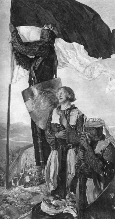 十字軍の目撃エルサレム、1901。 作： Edwin Austin Abbey