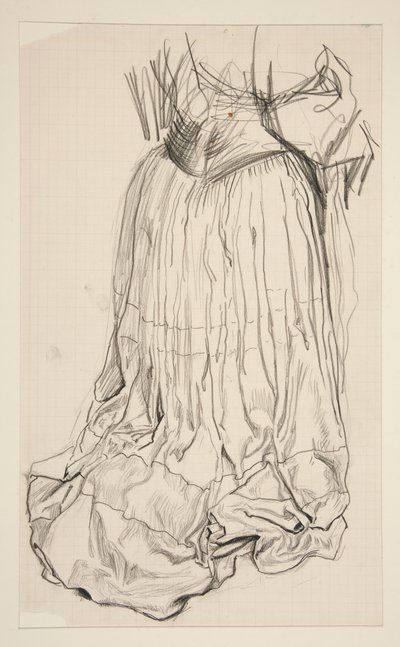ドレープ研究 作： Edwin Austin Abbey