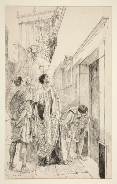 エフェソスの道: 作： Edwin Austin Abbey