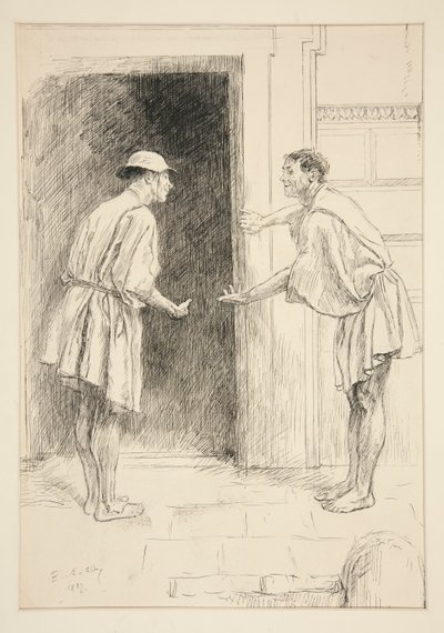 エフェソスの道: 作： Edwin Austin Abbey