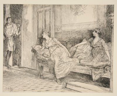 エフェソスの道: 作： Edwin Austin Abbey