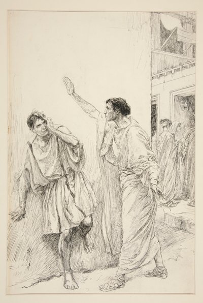 エフェソスの道: 作： Edwin Austin Abbey