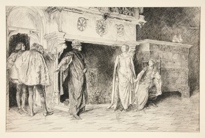 フレデリック公爵： 作： Edwin Austin Abbey