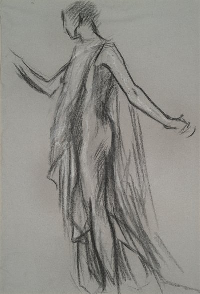 初期のフィギュア研究 作： Edwin Austin Abbey
