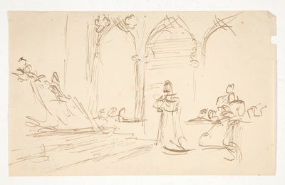 初期の研究 作： Edwin Austin Abbey