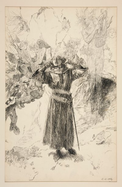 フェルディナンド: 作： Edwin Austin Abbey