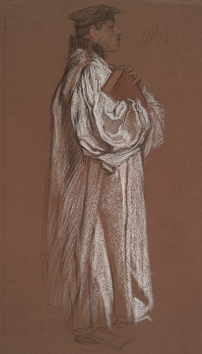キャサリンの試練フィギュア 作： Edwin Austin Abbey