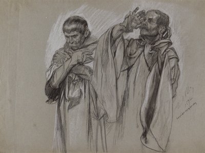フィギュアスタディ 作： Edwin Austin Abbey