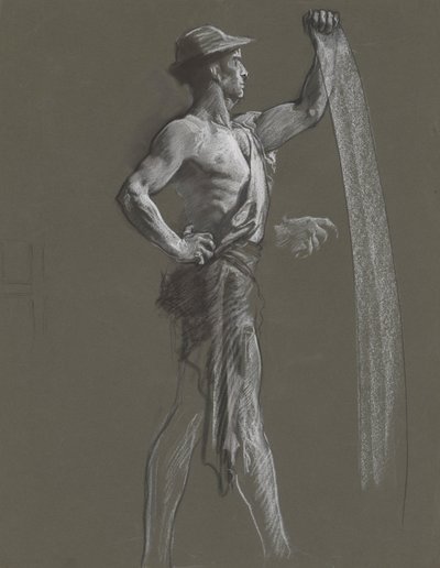 フィギュアスタディ 作： Edwin Austin Abbey