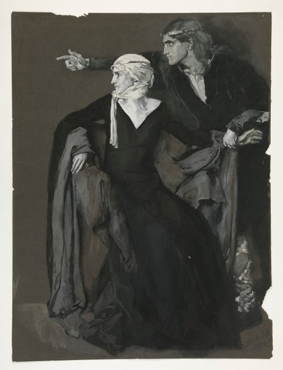 ハムレット： 作： Edwin Austin Abbey