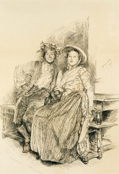 ハーベストホーム 作： Edwin Austin Abbey