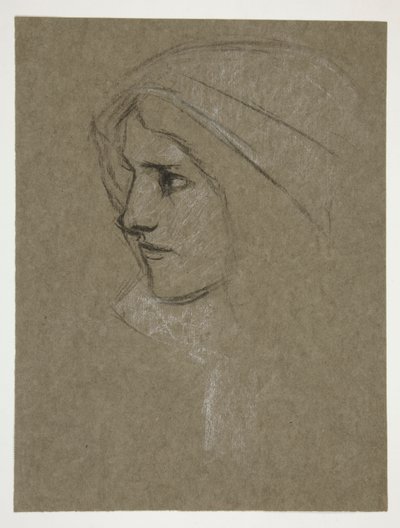 リア王のコーディリアの頭 作： Edwin Austin Abbey