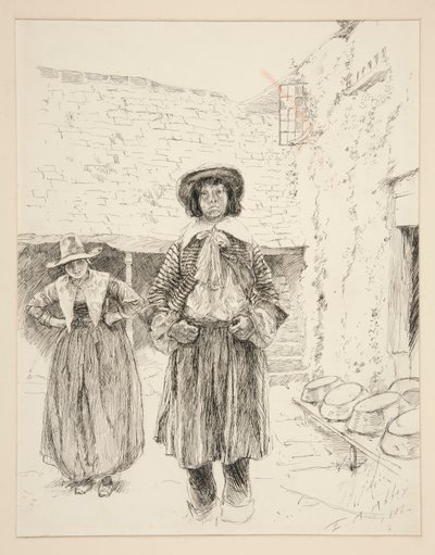 のイラスト 作： Edwin Austin Abbey