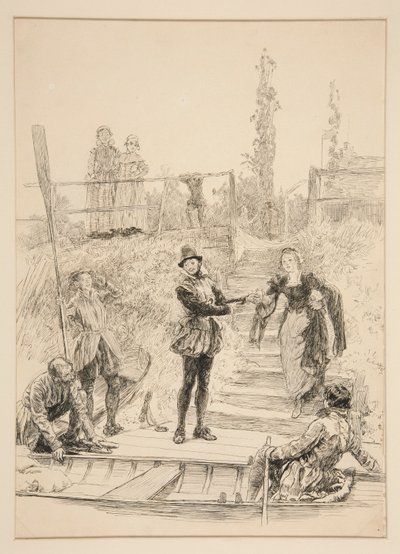 のイラスト 作： Edwin Austin Abbey