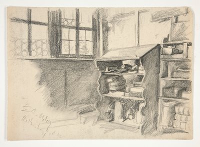 内部調査: ローテンブルク 作： Edwin Austin Abbey