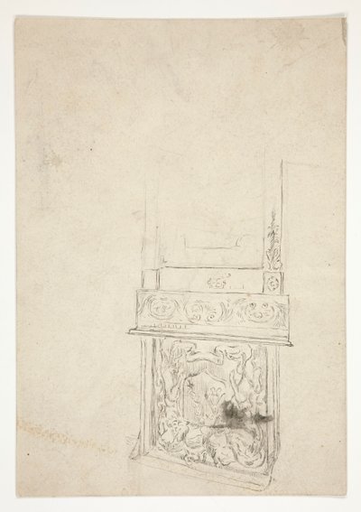 煙突片の内部研究 作： Edwin Austin Abbey