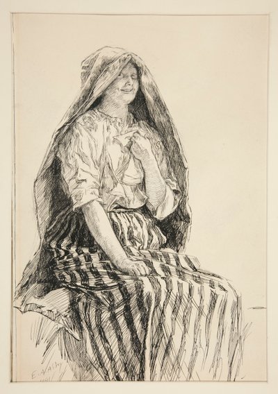ジャケネッタ、第1幕第2場、愛より 作： Edwin Austin Abbey