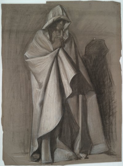 アリマタヤのヨセフ、フィギュアスタディ 作： Edwin Austin Abbey