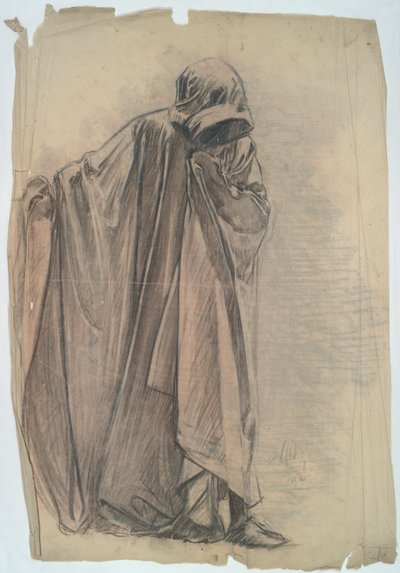 アリマタヤのヨセフ、フィギュアスタディ 作： Edwin Austin Abbey