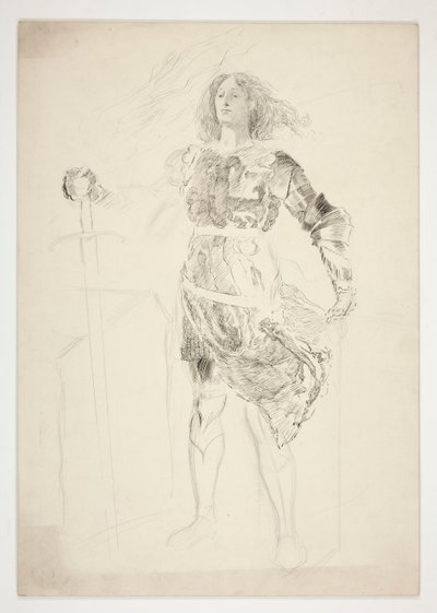 La Pucelle (.1181 の研究) - Act III、Scene II、King Henry VI (Part I) 作： Edwin Austin Abbey