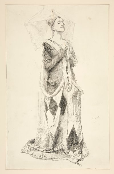 キング・リチャード3世のレディ・アン・ネヴィル 作： Edwin Austin Abbey