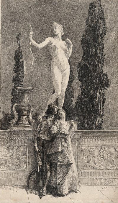 ロレンゾとジェシカ: 作： Edwin Austin Abbey