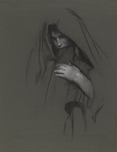 クレオファスの妻メアリー、三人のマリアの研究 作： Edwin Austin Abbey