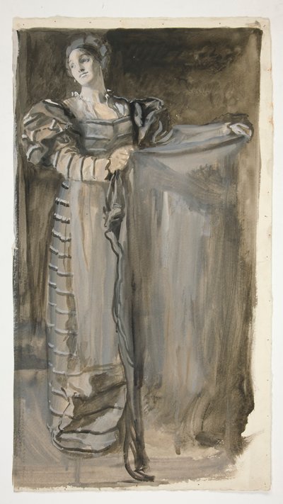 オセロの事前学習（？） 作： Edwin Austin Abbey