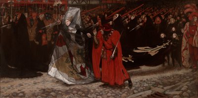 グロスター公リチャードとレディ・アン 作： Edwin Austin Abbey